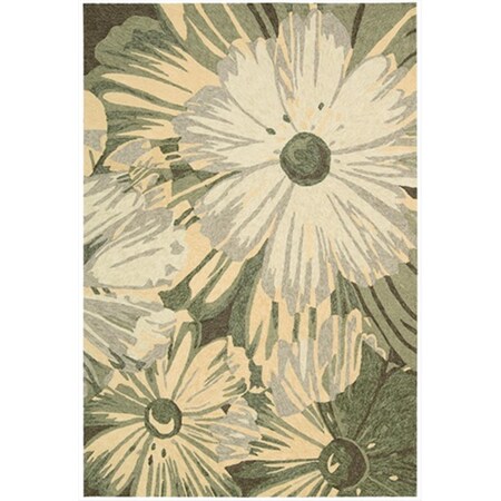 Nourison South Beach Area Rug Collection Kiwi 5 Ft X7 Ft 6 In. Rectangle 99446177766